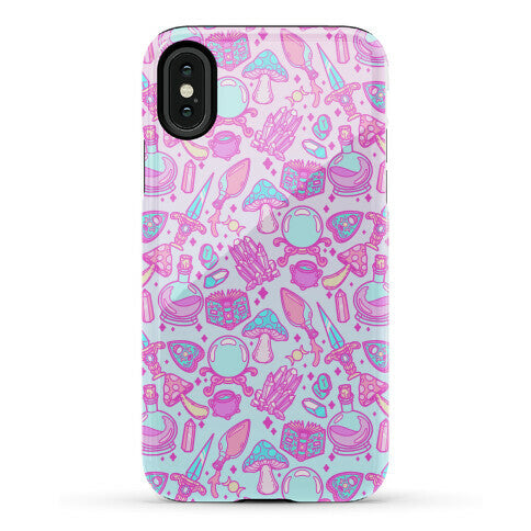 Pastel Goth Witch Pattern Phone Case